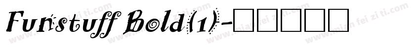 Funstuff Bold(1)字体转换